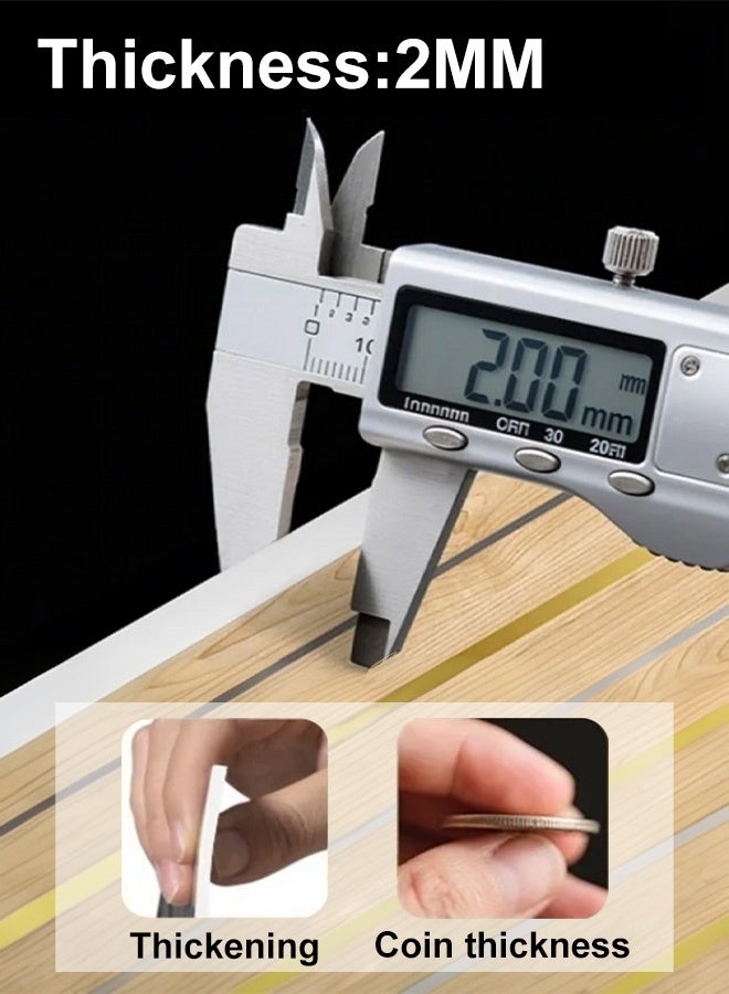 نوايوو ألواح جدارية فاخرة ثلاثية الأبعاد، مقاس 23.6 بوصة × 118 بوصة، ألواح جدارية مقاومة للماء، سهلة اللصق، ورق جدران ذاتي اللصق لتزيين الجدران، مناسب لغرفة المعيشة، غرفة النوم، المكتب، جدار خلفية التلفزيون (J032) - Image 5